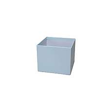 Flower box čtverec bez víčka 12x12x10 cm, sv. modrá